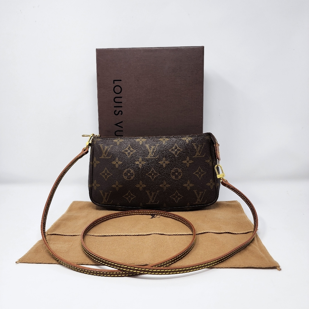 SOLD! Authentic Louis Vuitton Monogram Pochette Accessoires